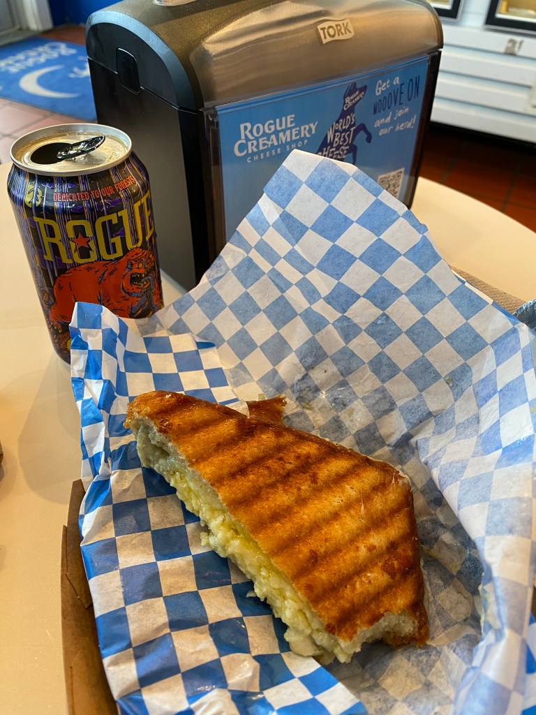 Lunch stop! Rogue Creamery - Classic Grilled Cheese - DELICIOUS!